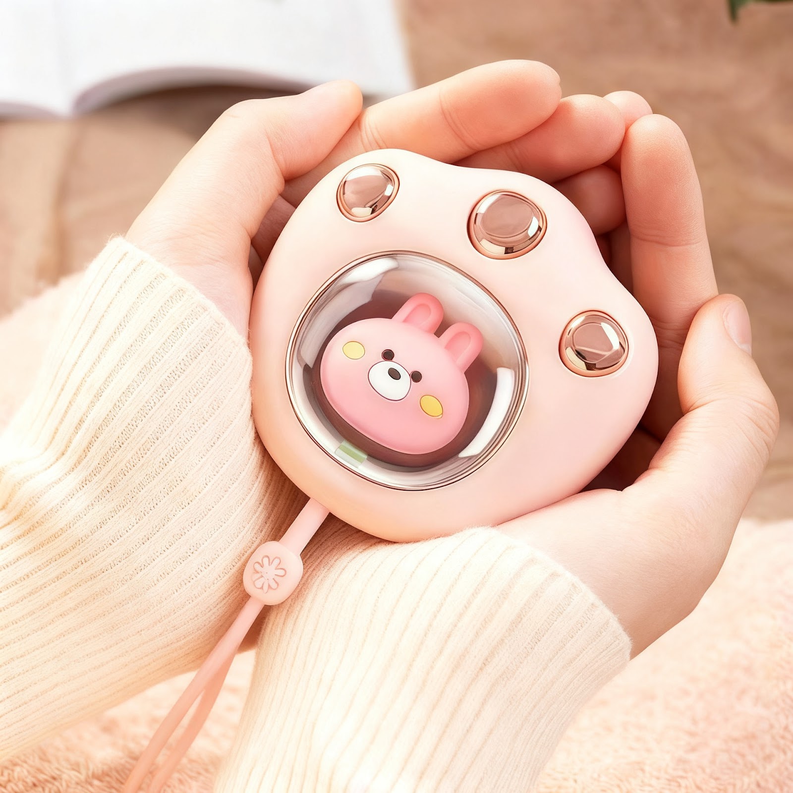 USB hand warmer, 300–500 mAh, two to three levels