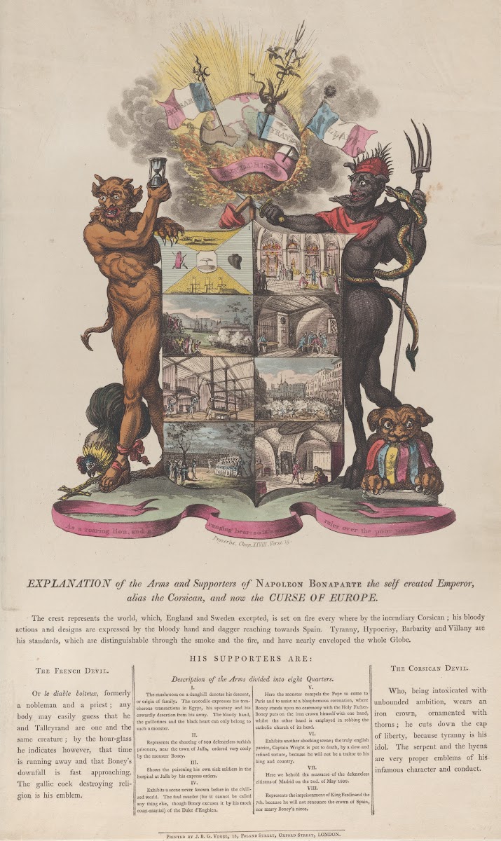 Explanation of the Arms and Supporters of Napoleon Bonaparte 1808