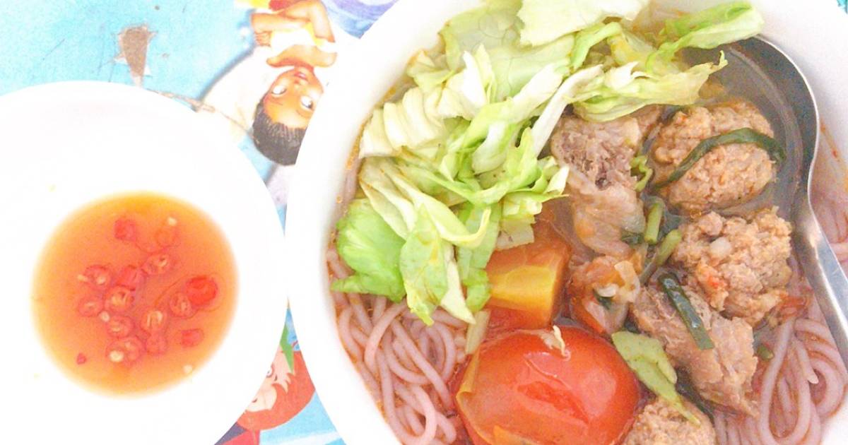 Bún riêu tôm +cua mùa dịch