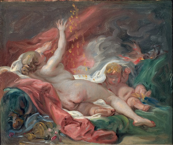 Danaë and the Shower of Gold Study