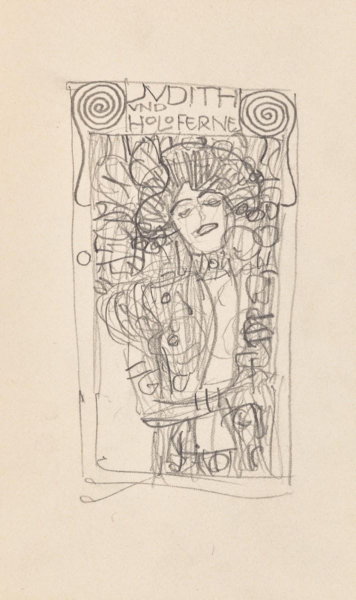 Draft for the painting Judith I 1898