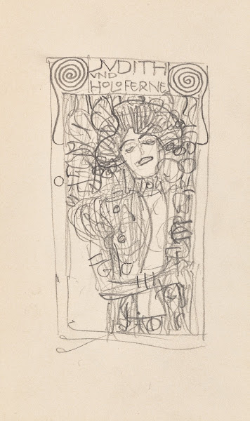 Draft for the painting Judith I 1898