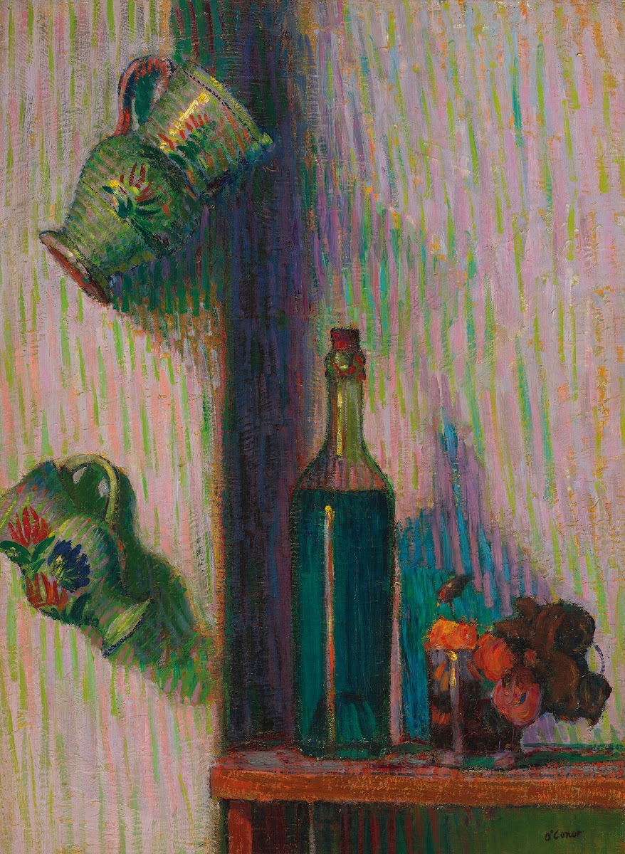 Flowers bottle and two jugs 1891 92