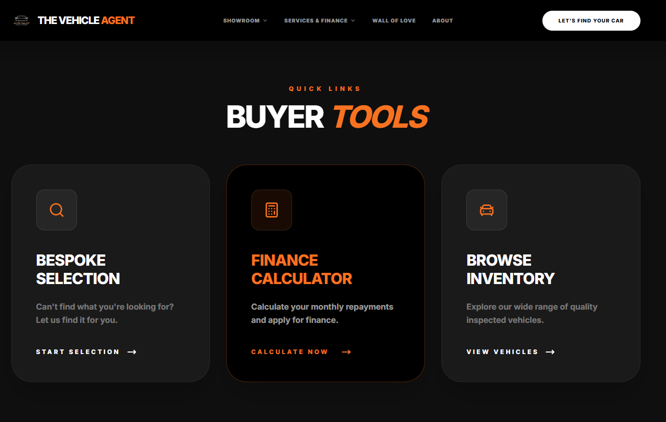 Interactive Buyer Tools screenshot