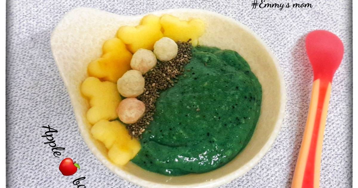 Smoothie Táo 🍎, 🍌 và tảo xoắn 🌿
