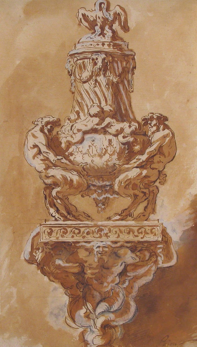 Design for a Vase and Supporting Console