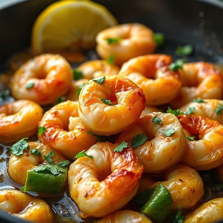 Honey Garlic Shrimp Skillet Recipe – Quick & Easy Dinner finished