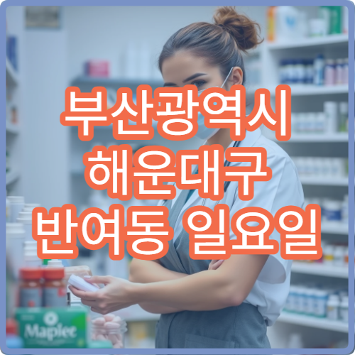 부산광역시 해운대구 반여동 일요일 문 여는 약국