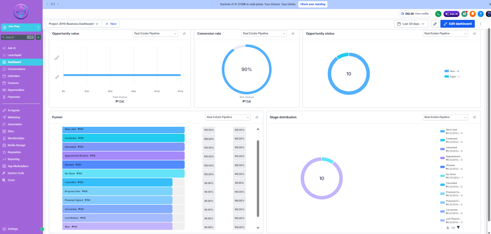 Real estate workflow 1: Inbound Lead Capture & Initial Triage