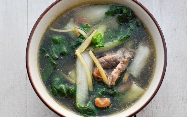 Canh Cải Thịt Bò