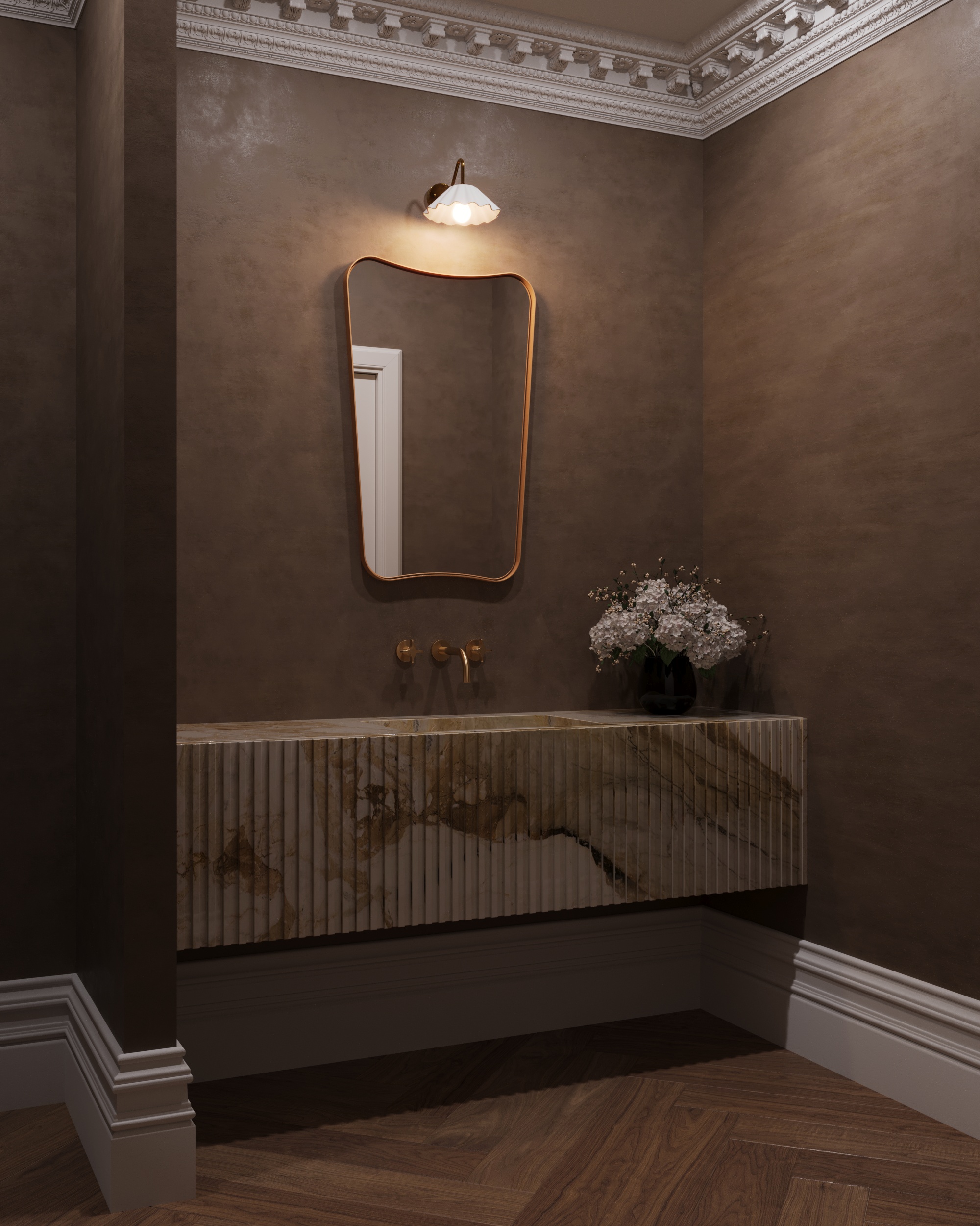 Powder Room Detail