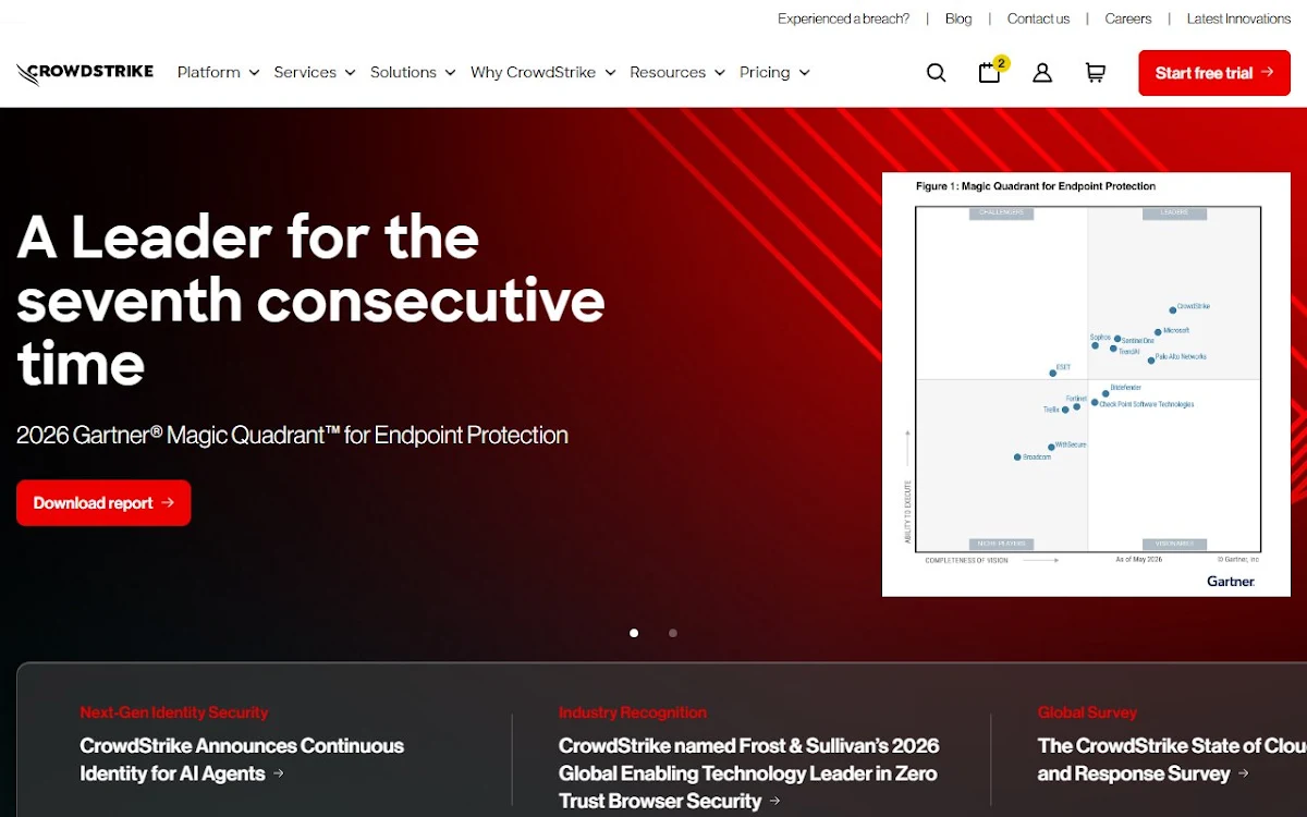 Captura de CrowdStrike