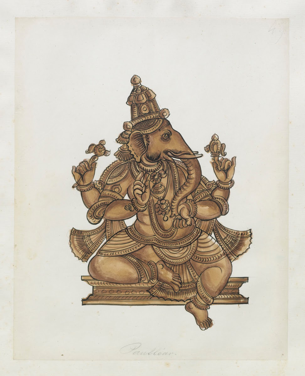 Paintings from the Chidambaram Shrine Pl061 1820 1830