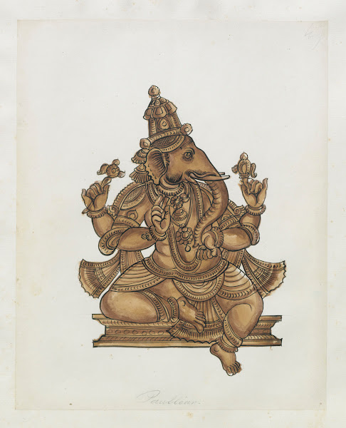 Paintings from the Chidambaram Shrine Pl061 1820 1830