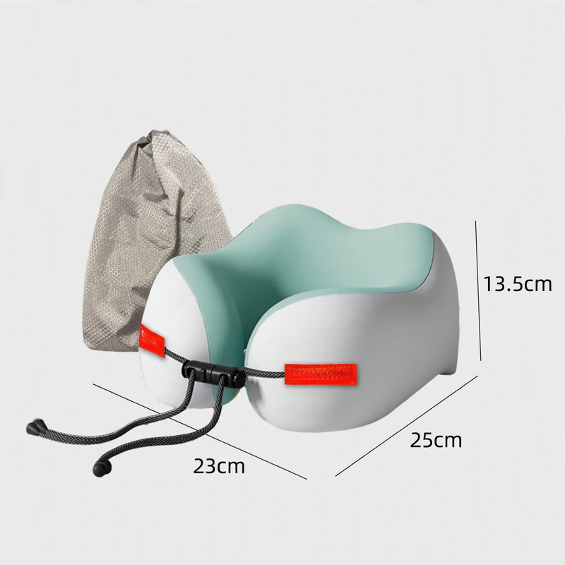 Memory foam neck support pillow, U-shape