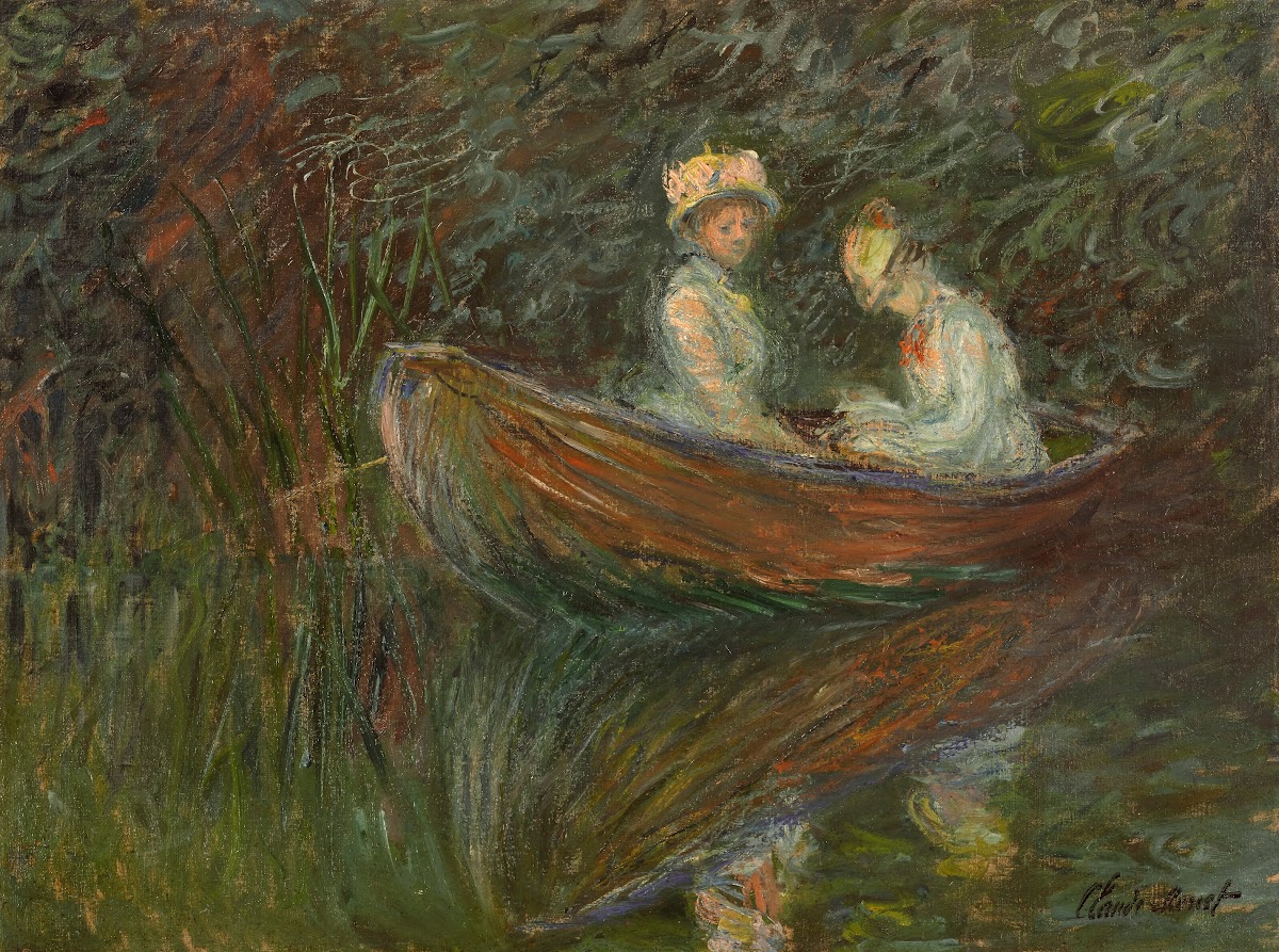 Deux femmes en barque 1887