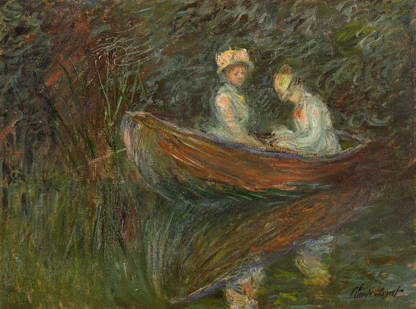 Deux femmes en barque 1887