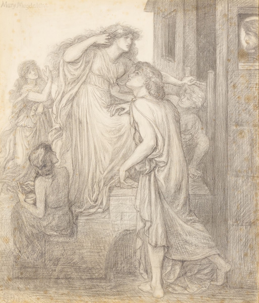 Mary Magdalene at the Door of Simon the Pharisee  Compositional Study