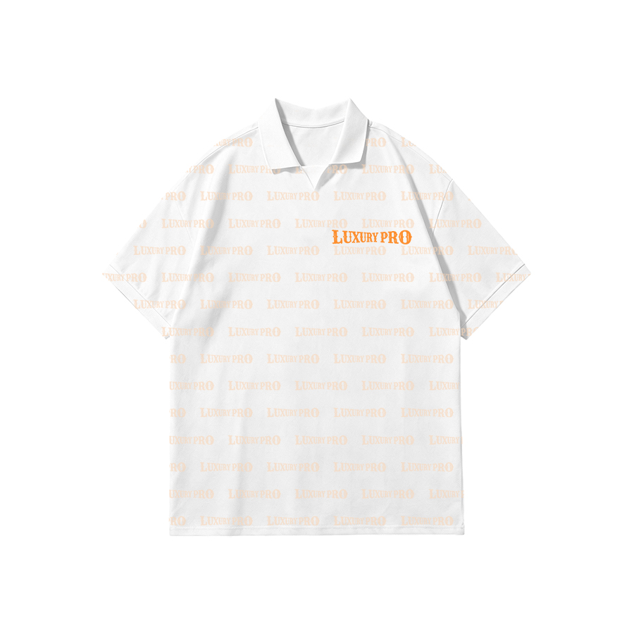 AOP Polo Collar Football Jersey
