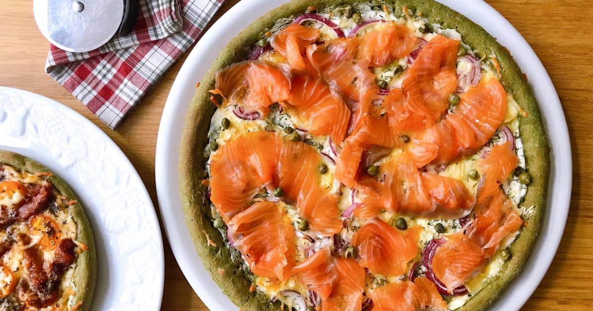 Bánh Pizza Nhân Cá Hồi Xông Khói & Phô Mai Pont-l’Évêque