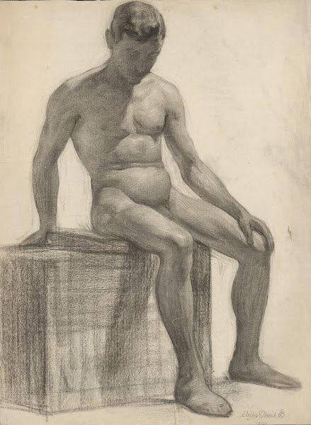 Study of a Seated Man 1909
