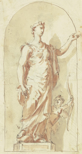 Venus mit Cupido Scheinskulptur