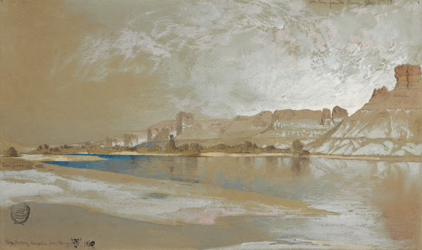 Green River from the Ferry Wyoming Territory 1889