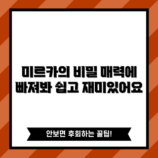 미르카, 미르카 장점, 미르카 활용법, 미르카 소개, 미르카 특징