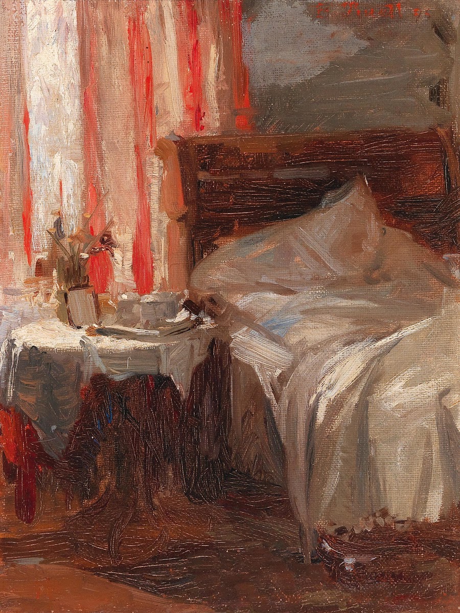 A bedroom interior 1895