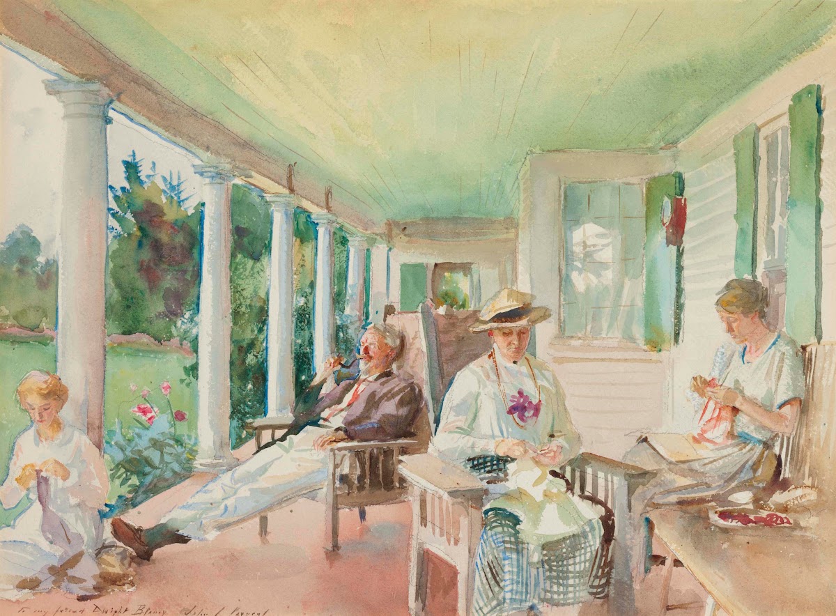 On the Verandah 1920