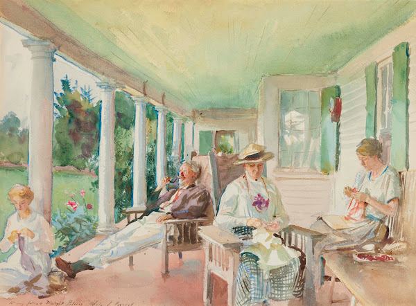 On the Verandah 1920