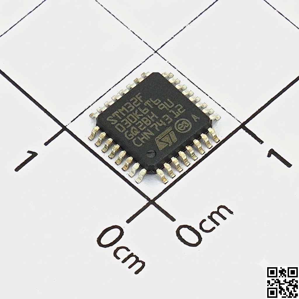 STM32F030K6T6, 32-Bit ARM Cortex M0 Microcontroller, 48MHz 32KB FLASH, 32-LQFP