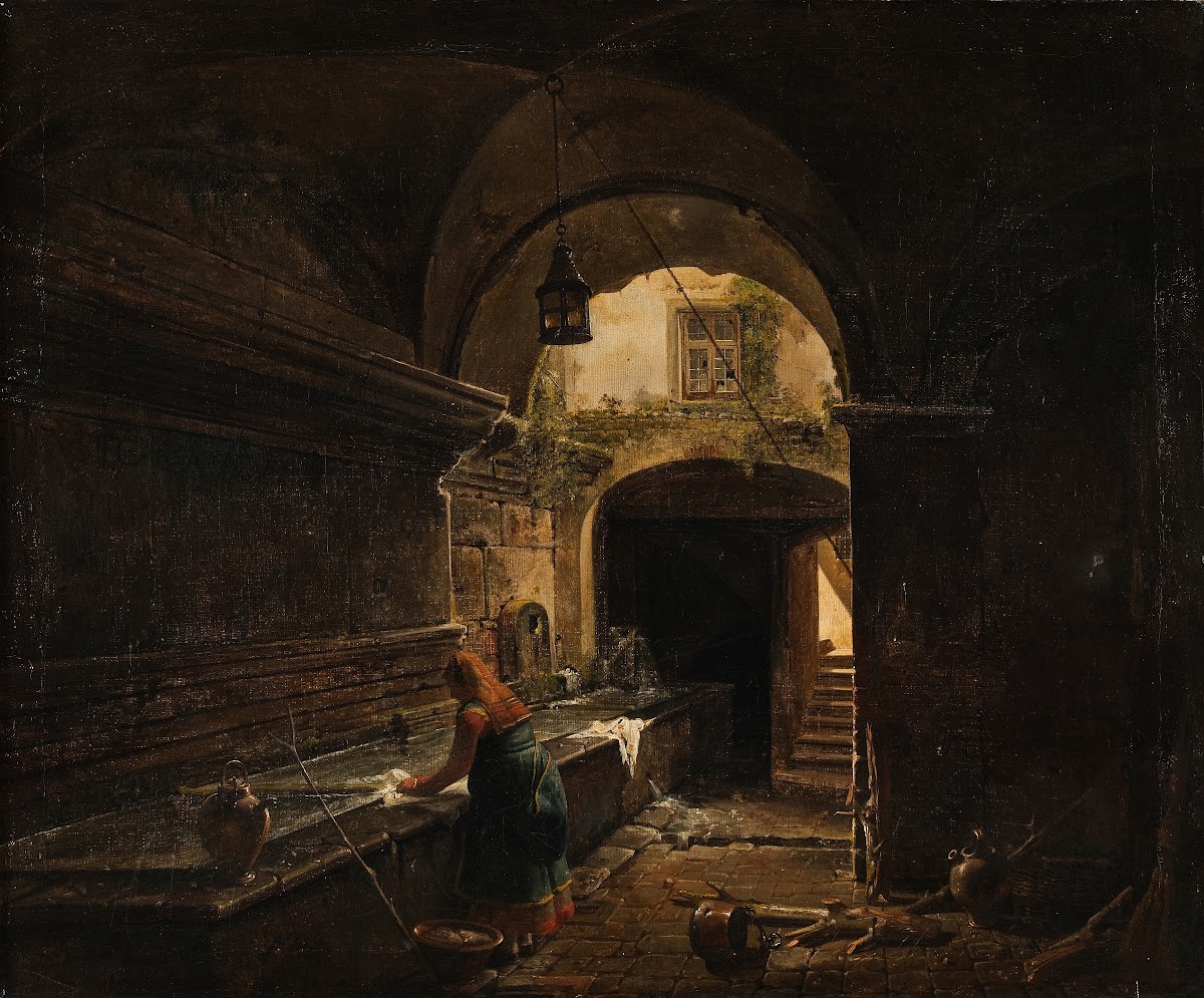 The Roman Aqueduecct Aqua Vergine In The Courtyard Of No 12 Via Del Nazareno 182