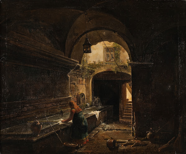 The Roman Aqueduecct Aqua Vergine In The Courtyard Of No 12 Via Del Nazareno 182