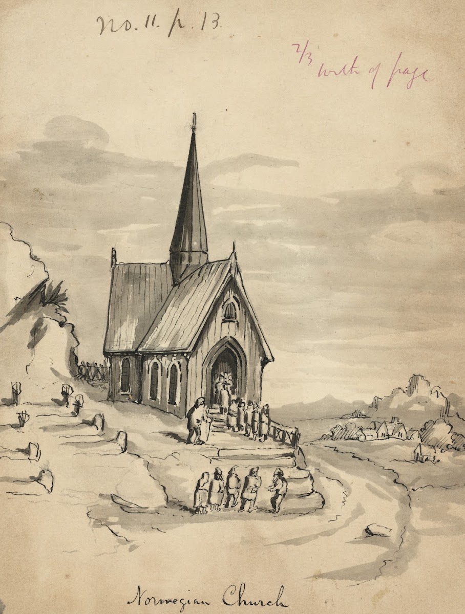 Norwegian church 1856 1857