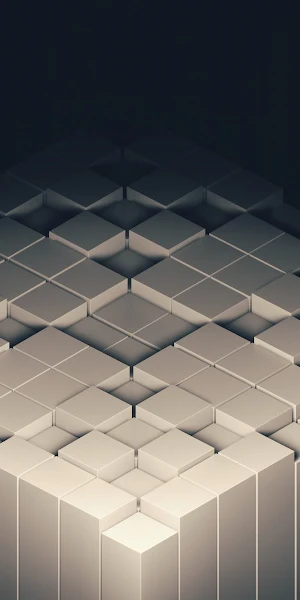 Cube, Minimalism, Blender, Digital Art, Simple Background 4K Wallpaper Background