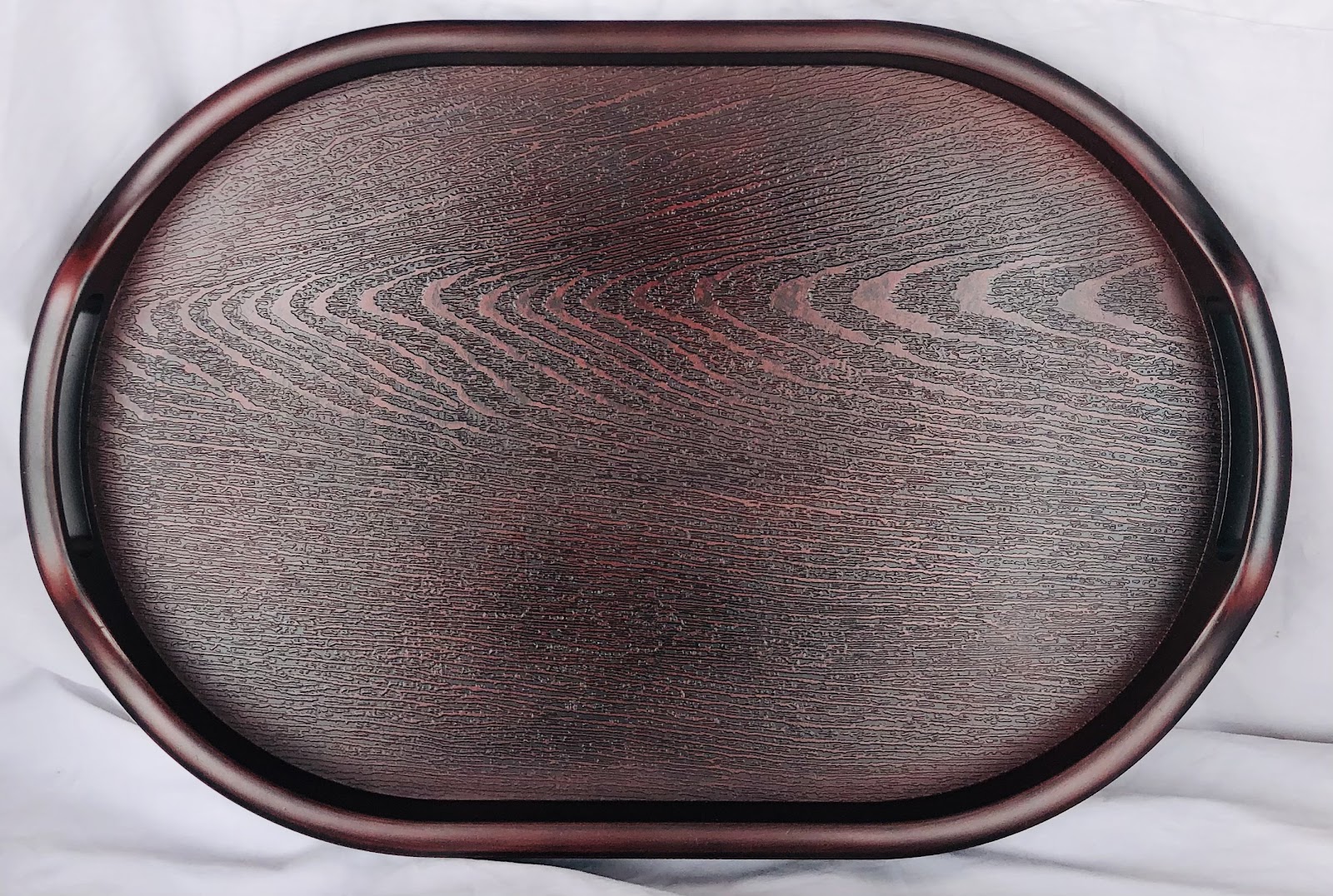 Red Copper Oval Tray (A1816) (44x29cm)