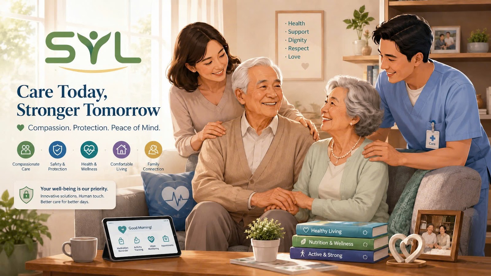 SYL - Camera cảnh báo phát hiện té ngã ở người già và phát hiện người lạ mặt 