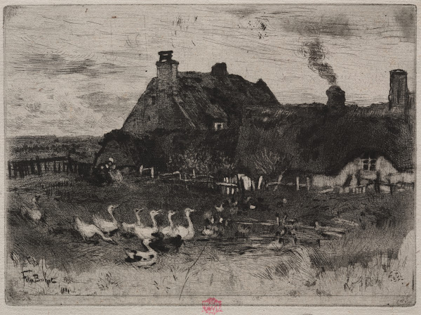 The Little Thatched Cottages 1878
