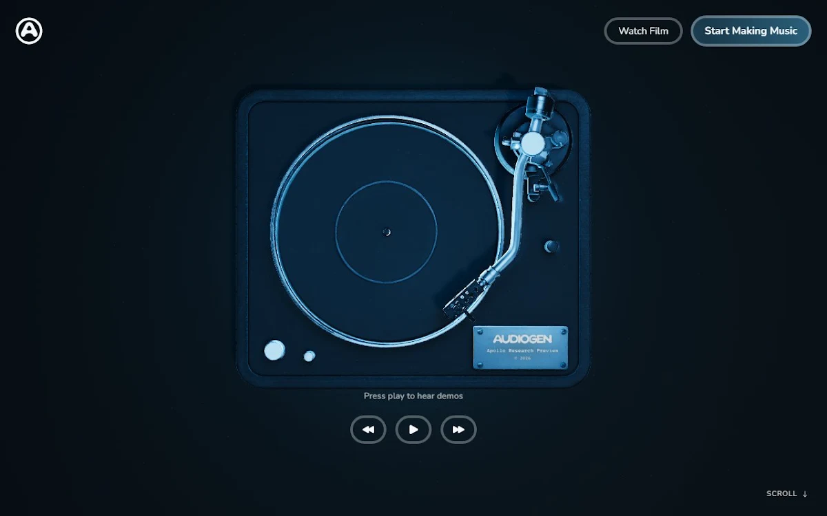 Captura de Audiogen