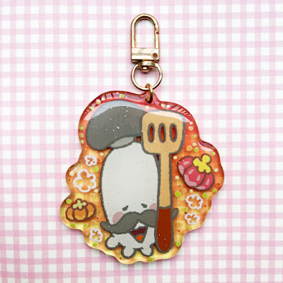 Mushroom Gramps Keychain