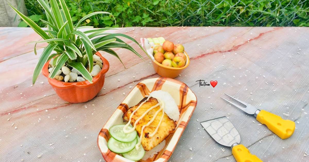 Cá Chim nướng tỏi