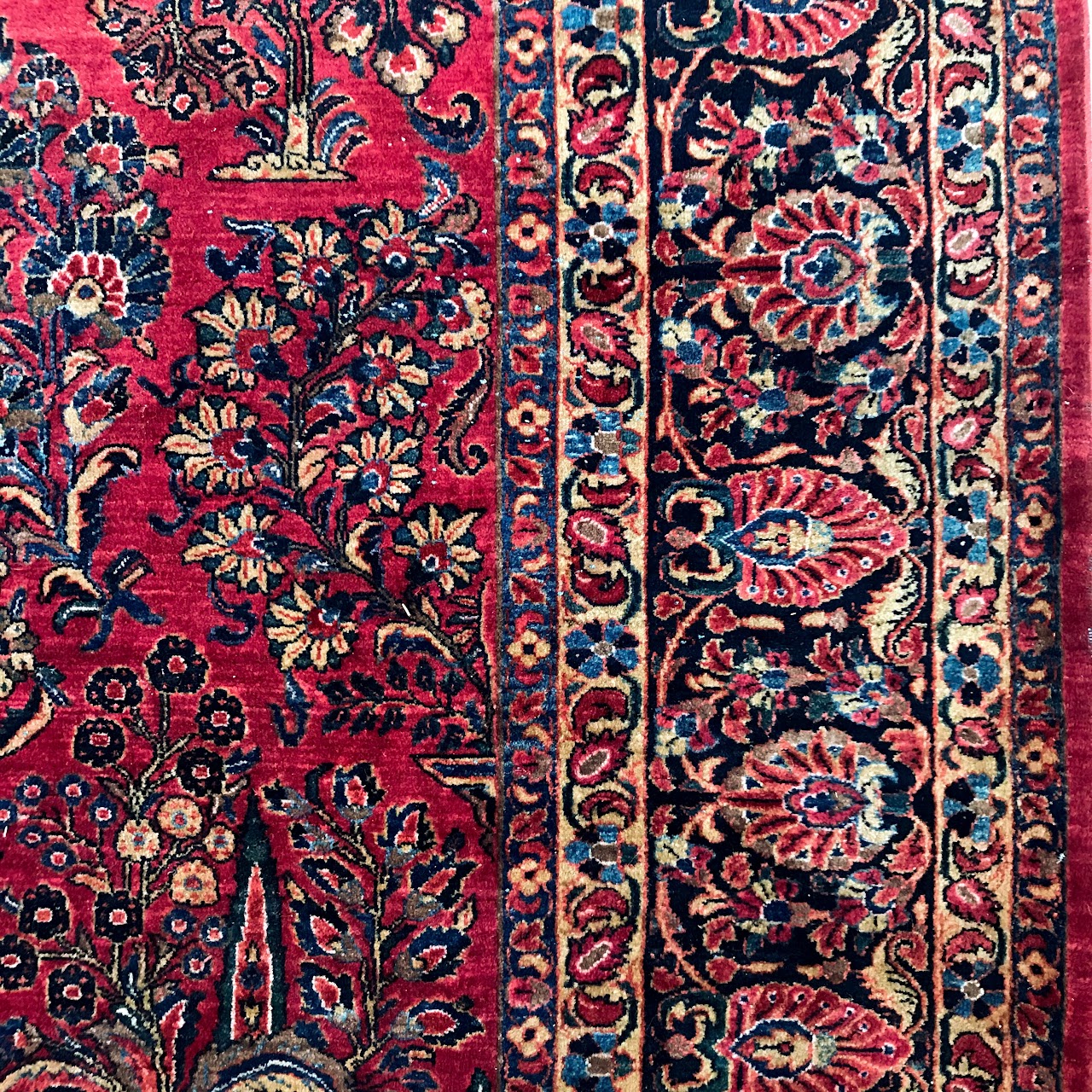 Wool Floral Carpet
