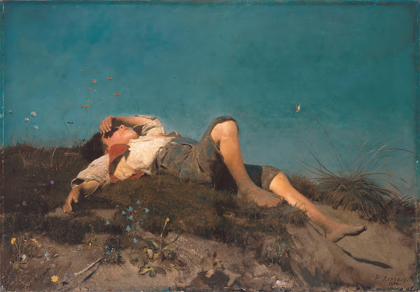 A shepherd boy 1860