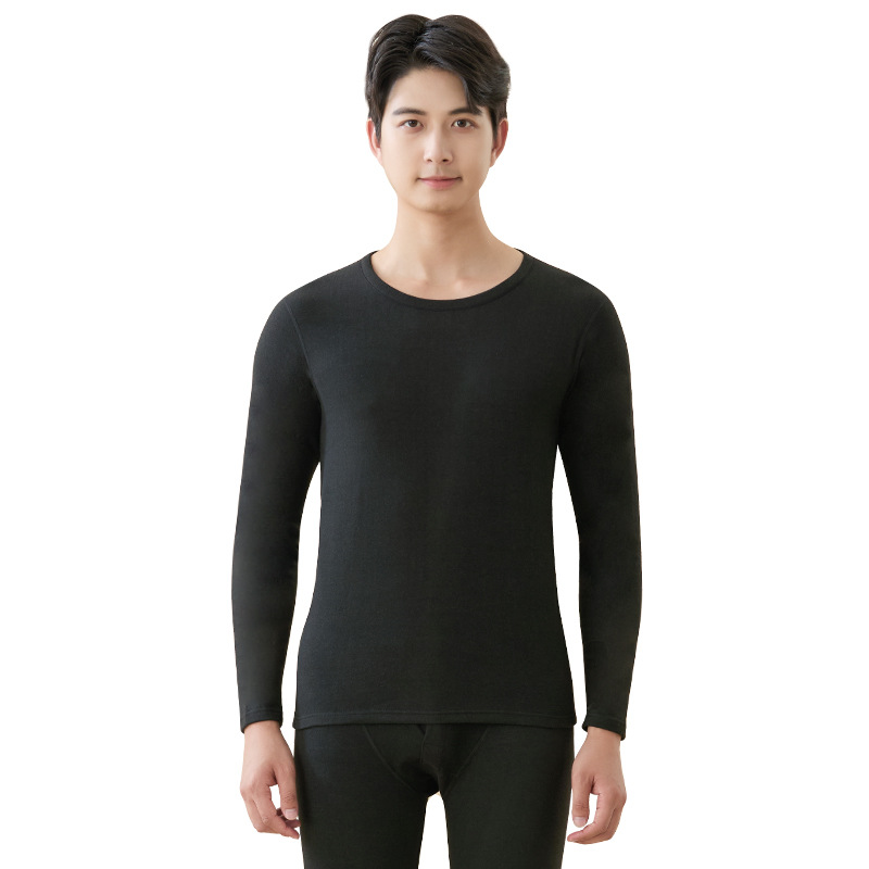Men's Thermal Underwear Set, Thin, Crew Neck