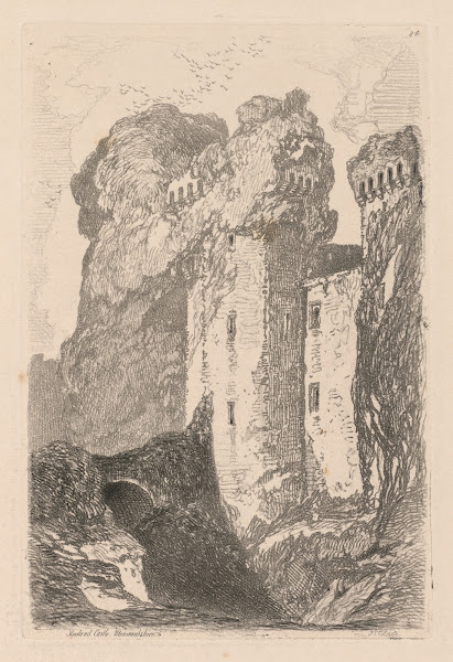 Ragland Castle Monmouthshire 1838