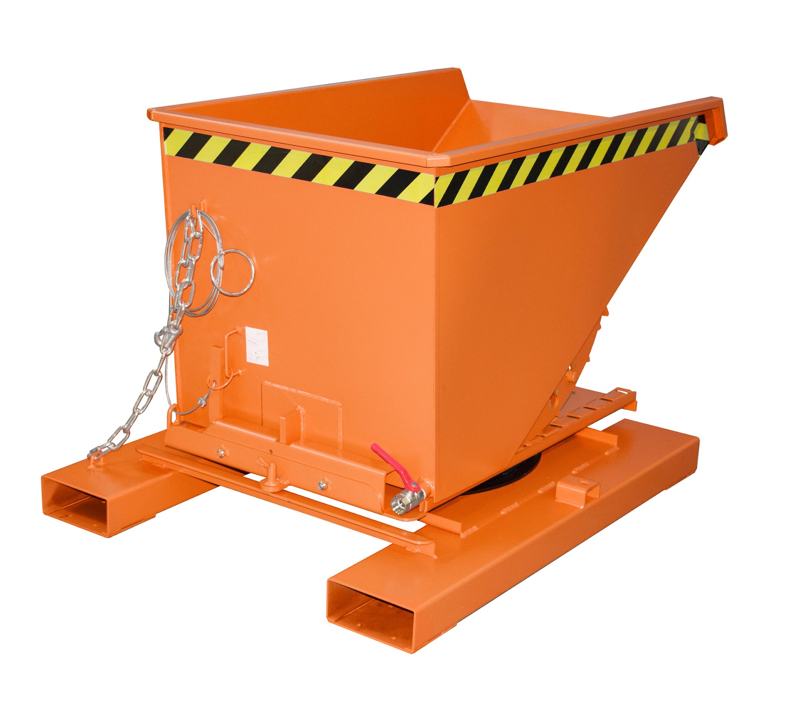 Spaander-kiepcontainer S3S 300, gelakt, Geeloranje