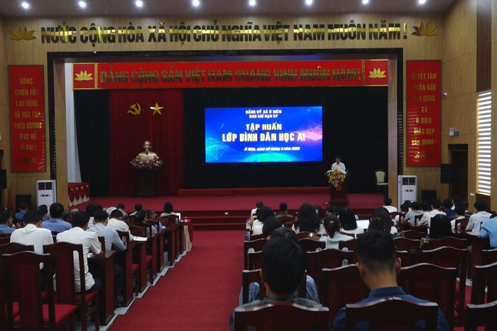 Xã Ô Diên lan tỏa phong trào học AI trong cộng đồng - Đài Phát thanh và truyền hình Hà Nội