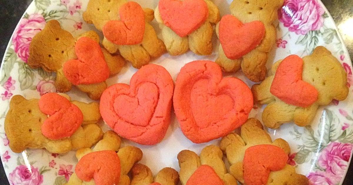 Bánh quy gấu ôm tim