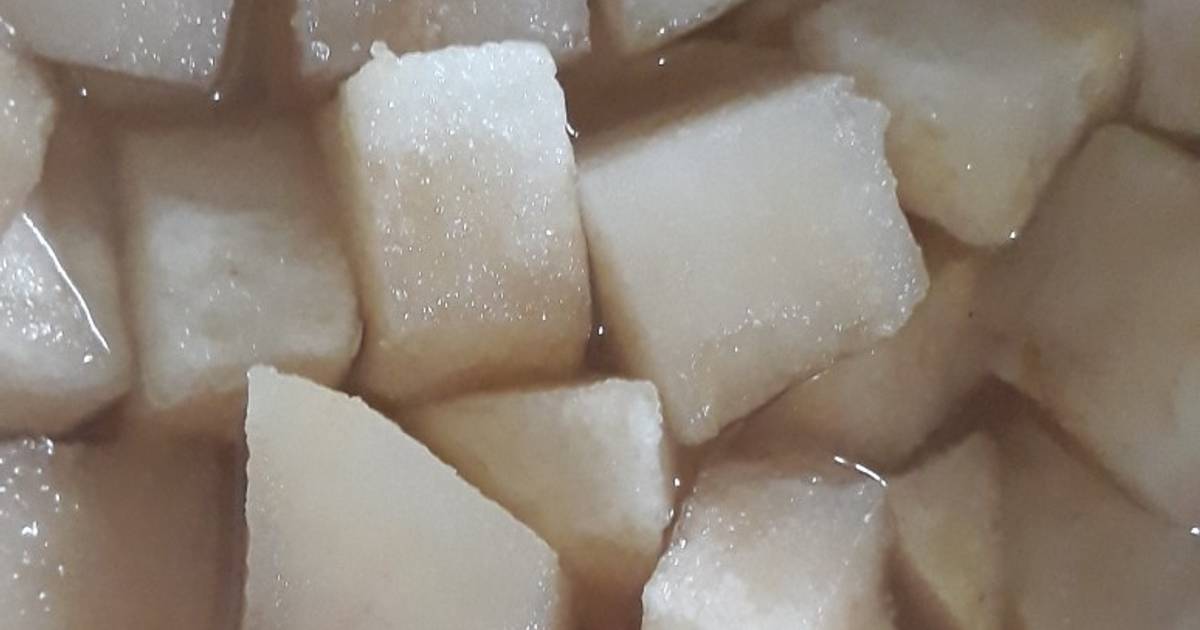 Lê hấp đường phèn